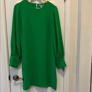 H&M Women’s Dress Vibrant Green Long Sleeve Size 12